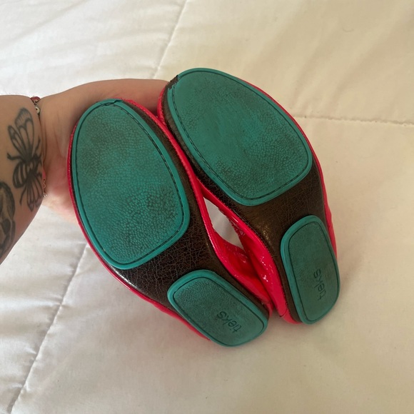 Little Miss Tieks Girls Flats Razzleberry - Picture 5 of 8